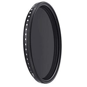 Tide Optics 72mm Variable ND Filter (ND2 - ND400) Circular Neutral Density Lens Filter