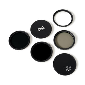 Gobe 52mm UV, Circular Polarizing (CPL), ND8, ND1000 Lens Filter Kit (2Peak)