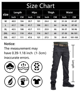 FEOYA Men's Waterproof Abrasion Resistant Cargo Pant Casual Work Pant with Multi Pocket for Cycling Hiking